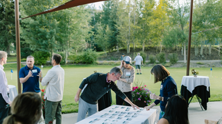 CFOs checking in at the CFO Summit reception