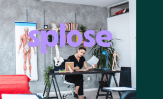 Allied Health practitioner at her desk