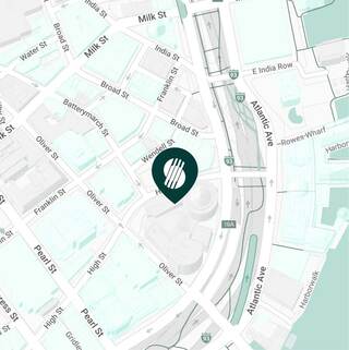 close up map of spectrum boston location